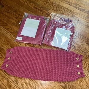 *set of 3* NEW Garnet Hill Rose Pillow Covers long 11 x 28